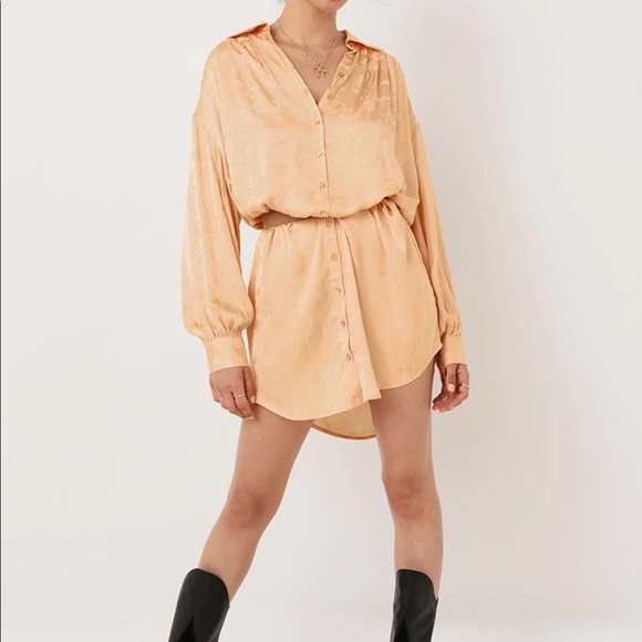 Spell Dresses & Skirts - Spell Verona Shirt Dress in Lemon Butter